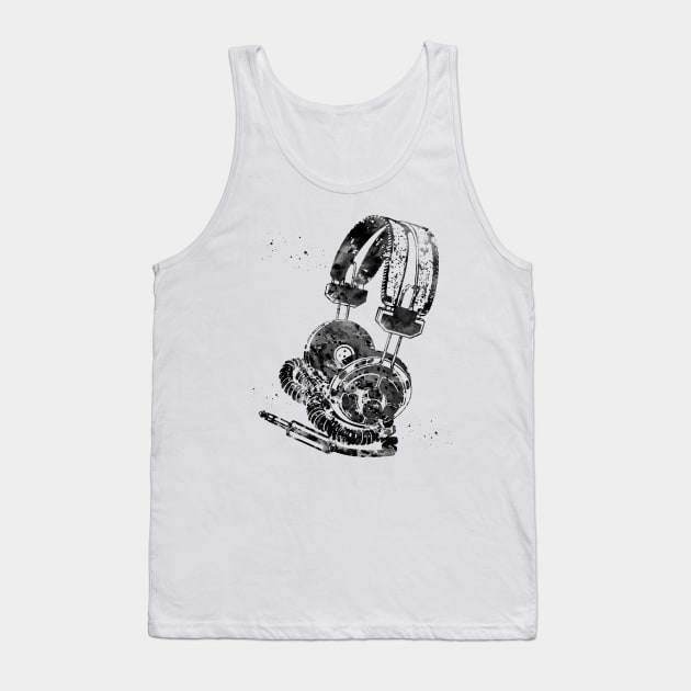 Headphones Tank Top by erzebeth